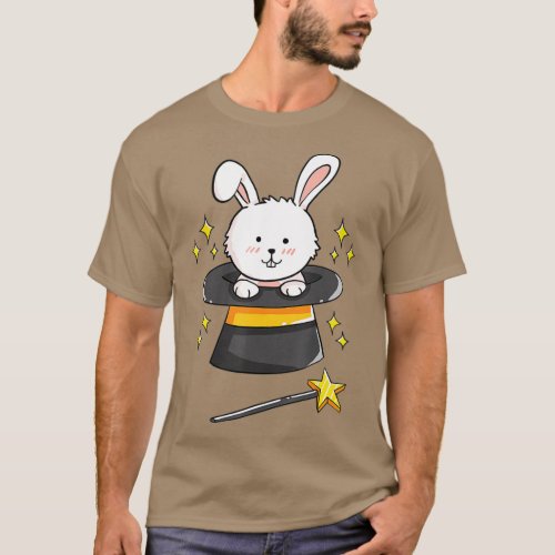 Bunny Rabbit Magic Wand Magician Wizard Witcher Gi T_Shirt