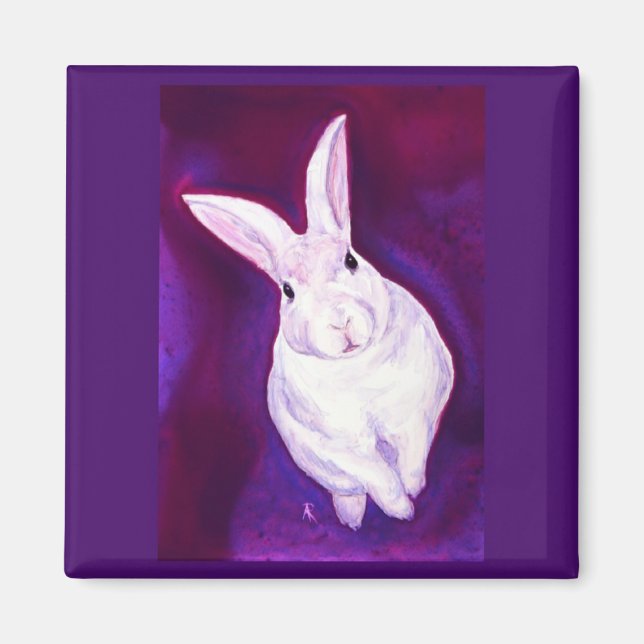 Bunny Rabbit Magnet - "What's Up Doc?" (Front)