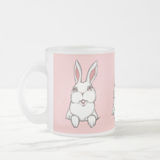 Bunny Rabbit Mug Coffee Cup Pink Bunny Cup