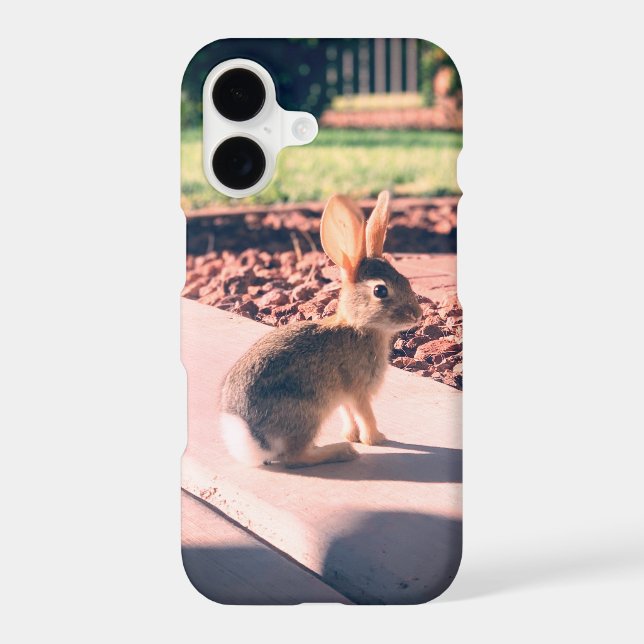 bunny rabbit photo Easter spring Iphone Case (Back)