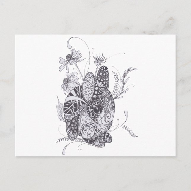 Bunny Rabbit Postcard (Front)