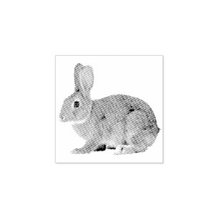 Art Impressions - Watercolor Cling Rubber Stamp Set - BUNNIES