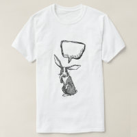 BUNNY RABBIT SAYS...CUSTOMIZABLE THOUGHT BUBBLE