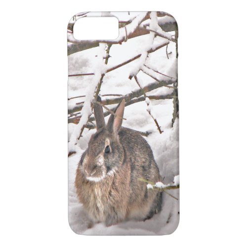 Bunny Rabbit Seeking Shelter iPhone 87 Case