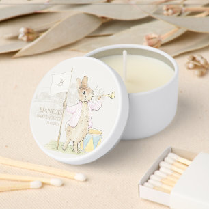Bunny Rabbit Some Bunny Baby Shower Thank You Mini Candle Favors