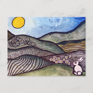 Bunny Rabbit Spring Postcard