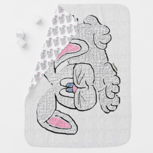 Bunny Rabbit Swaddle Blanket