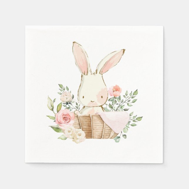 Bunny Rabbit Template Napkins (Front)