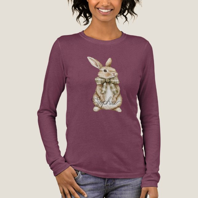 Bunny Rabbit Tri-Blend Shirt (Front)