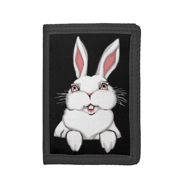 Bunny Rabbit Wallet Baby Bunny Easter Wallet Gifts (Front Vertical)