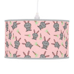 Bunny Rabbits And Carrots Ceiling Lamp at Zazzle