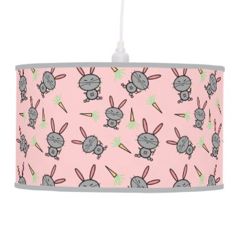 Bunny Rabbits And Carrots Ceiling Lamp by houseme at Zazzle