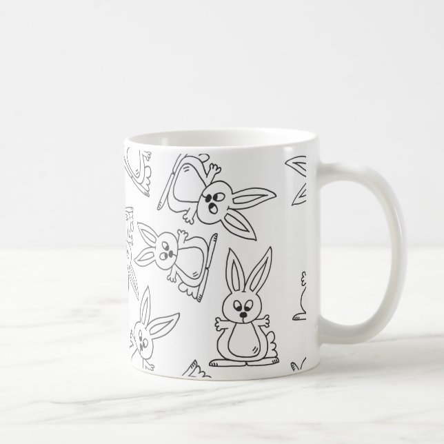 Bunny Rabbits Coffee Mug (Right)