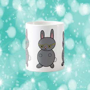 Bunny Rabbits Wearing Glasses Hipsters Coffee Mug