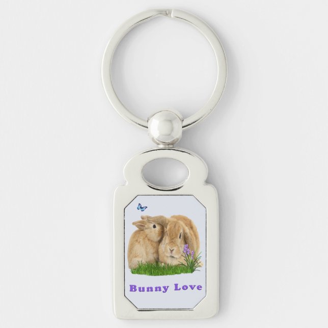 Bunny rabbitt keychain (Front)