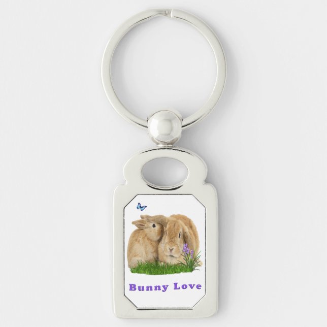 Bunny rabbitt keychain (Front)