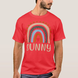 Bunny Rainbow Grandma Cute Mothers Day Funny Bunny T-Shirt