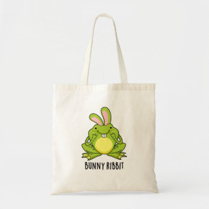 Bunny Ribbit Funny Rabbit Frog Pun  Tote Bag