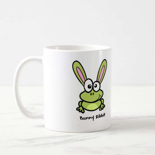 Bunny Ribbit _ Rabbit Frog Coffee Mug
