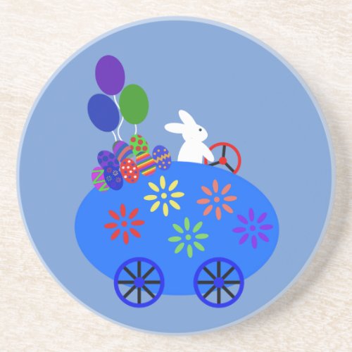 Bunny Riding Egg Car 3 Coaster