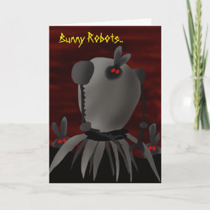Bunny Robots.. Holiday Card