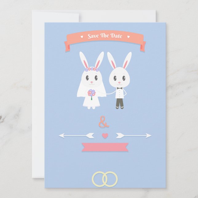 bunny save the date (Front)
