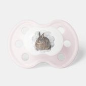 Bunny Seeking Shelter Pacifier (Front)