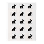 Bunny Silhouette Edible Frosting Rounds (Sheet)