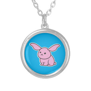 Bunny Silver Plated Necklace