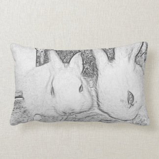 Bunny Sketch Pillow