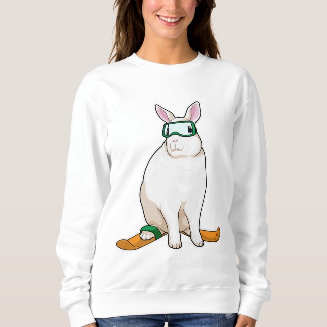 Bunny Skier Ski Sweatshirt (Front)