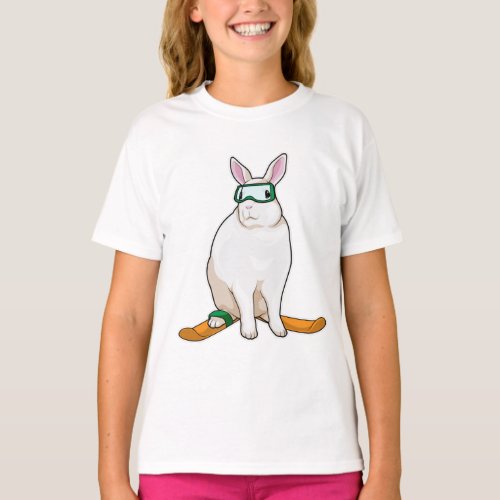 Bunny Skier Ski T_Shirt