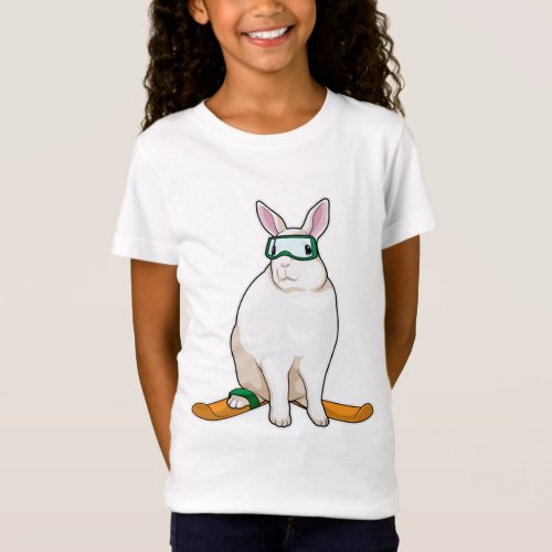 Bunny Skier Ski T_Shirt