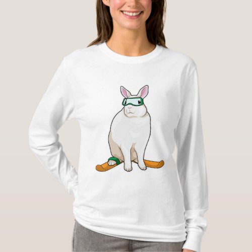 Bunny Skier Ski T_Shirt