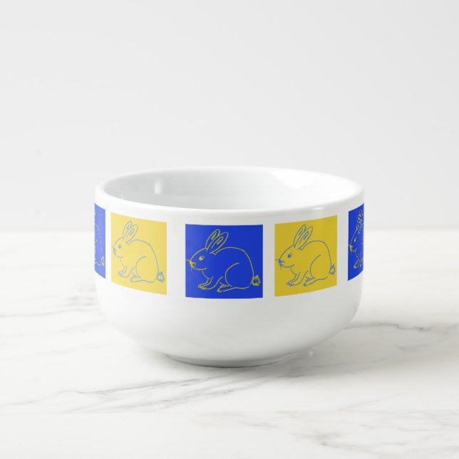 Bunny Sporty Soup Mug (Front)