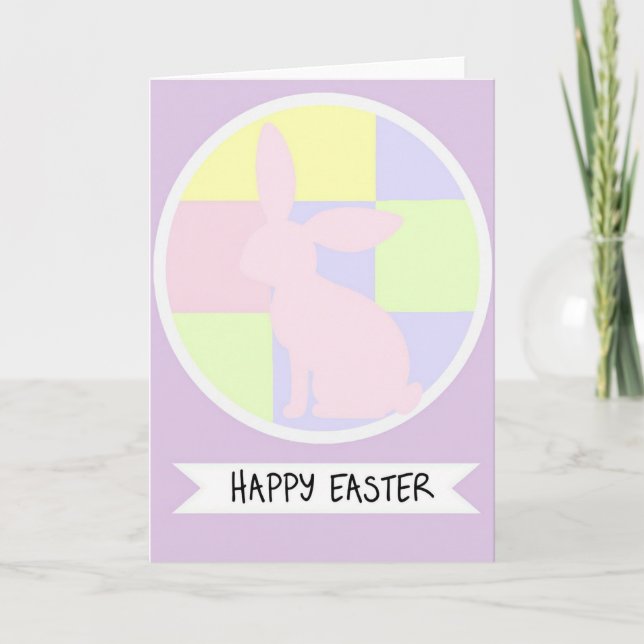 Bunny Spring Celebration Card (Front)