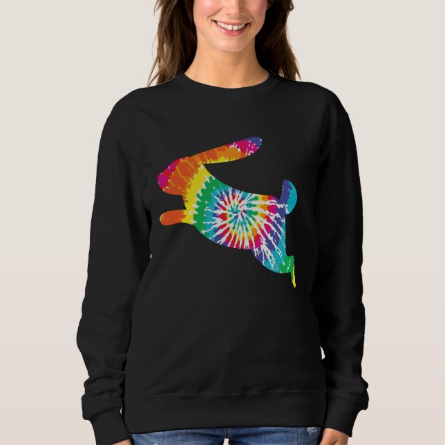 Bunny Spring Hunt Eggs Rabbit Happy Easter Day Sweatshirt (Front)