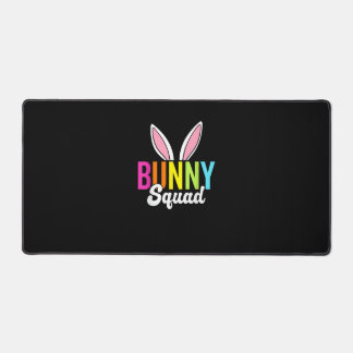 Bunny squad, matching easter rabbit ears, Easter p Desk Mat