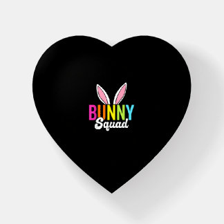 Bunny squad, matching easter rabbit ears, Easter p Paperweight
