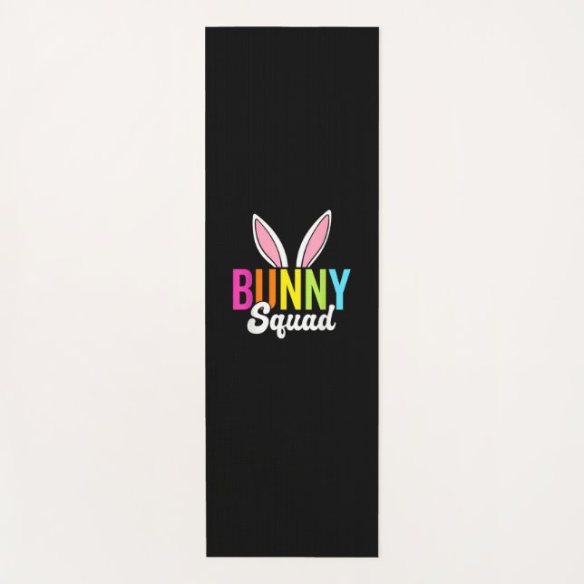 Bunny squad, matching easter rabbit ears, Easter p Yoga Mat (Front)