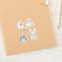 Bunny sticker