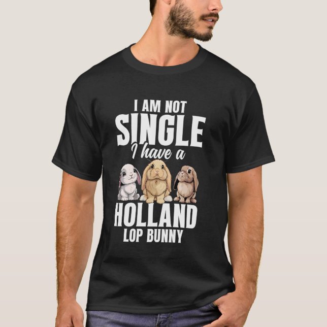 Bunny Stuffed Animal Bunny Costume Holland Lop Bun T-Shirt (Front)