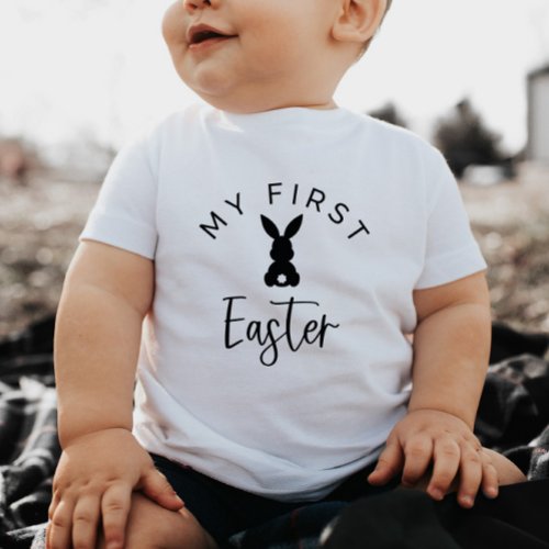 Bunny Tail My First Easter Baby Tshirt