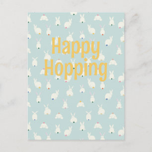Bunny Tails Holiday Postcard
