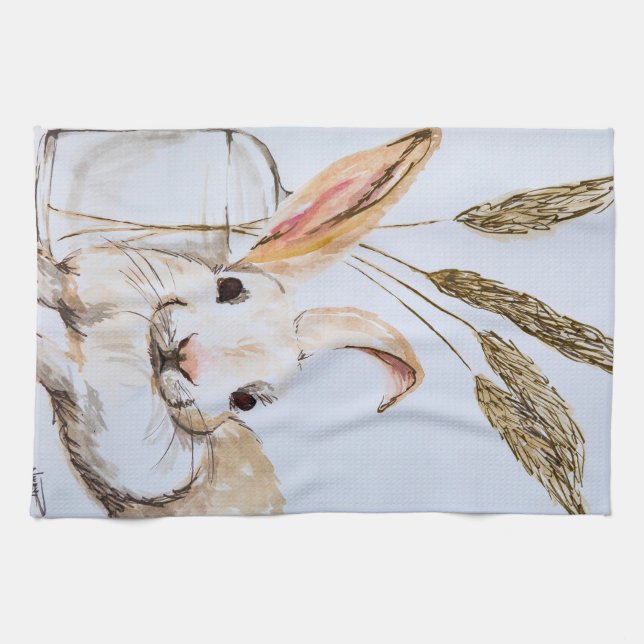 Bunny Tea Towel (Horizontal)