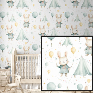 Bunny Tent Balloons Wallpaper