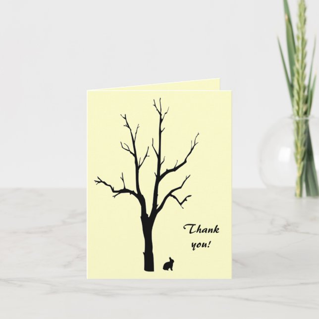 Bunny Thank You Card (Front)