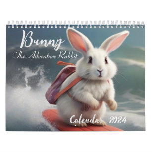 Bunny The Adventure Rabbit 2024 Calendar