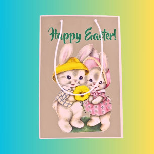 Bunny-Themed Easter Gift Bag Perfect for Treats