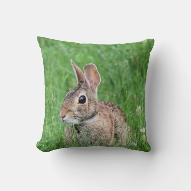 Bunny   throw pillow (Front)